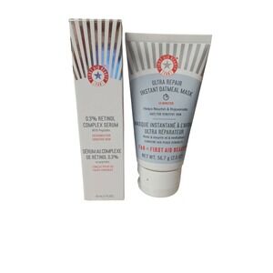 First Aid Beauty Retinol Complex Serum & Instant Oatmeal Mask‎ Set